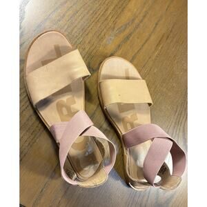Sorel Ella Women's Sandals Size 8 Pink Strappy Comfort